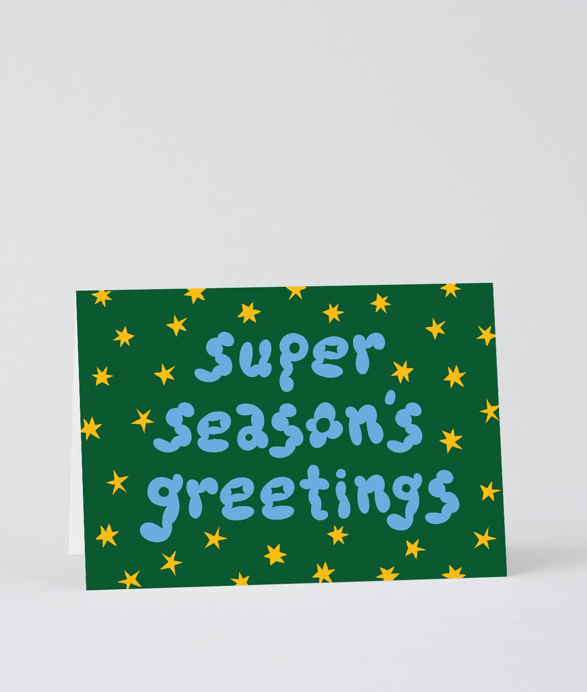 Super Season's Greetings Embossed Holiday Greeting Card