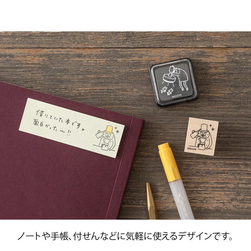 Ojisan 30th Anniversary Wooden Stamp  C