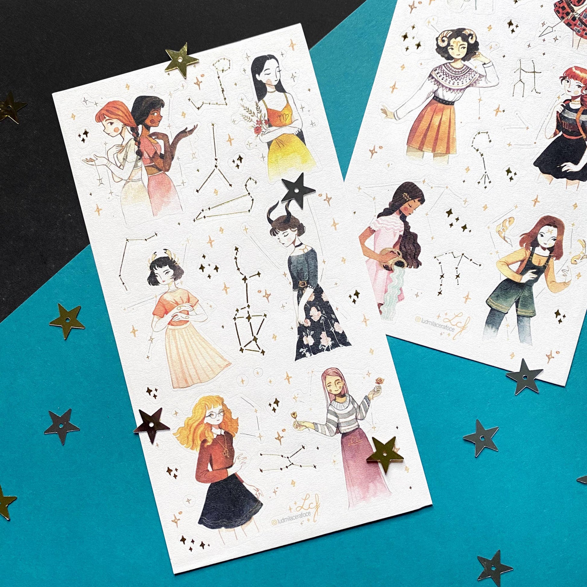 Zodiac Dreamers 1 Sticker Sheet