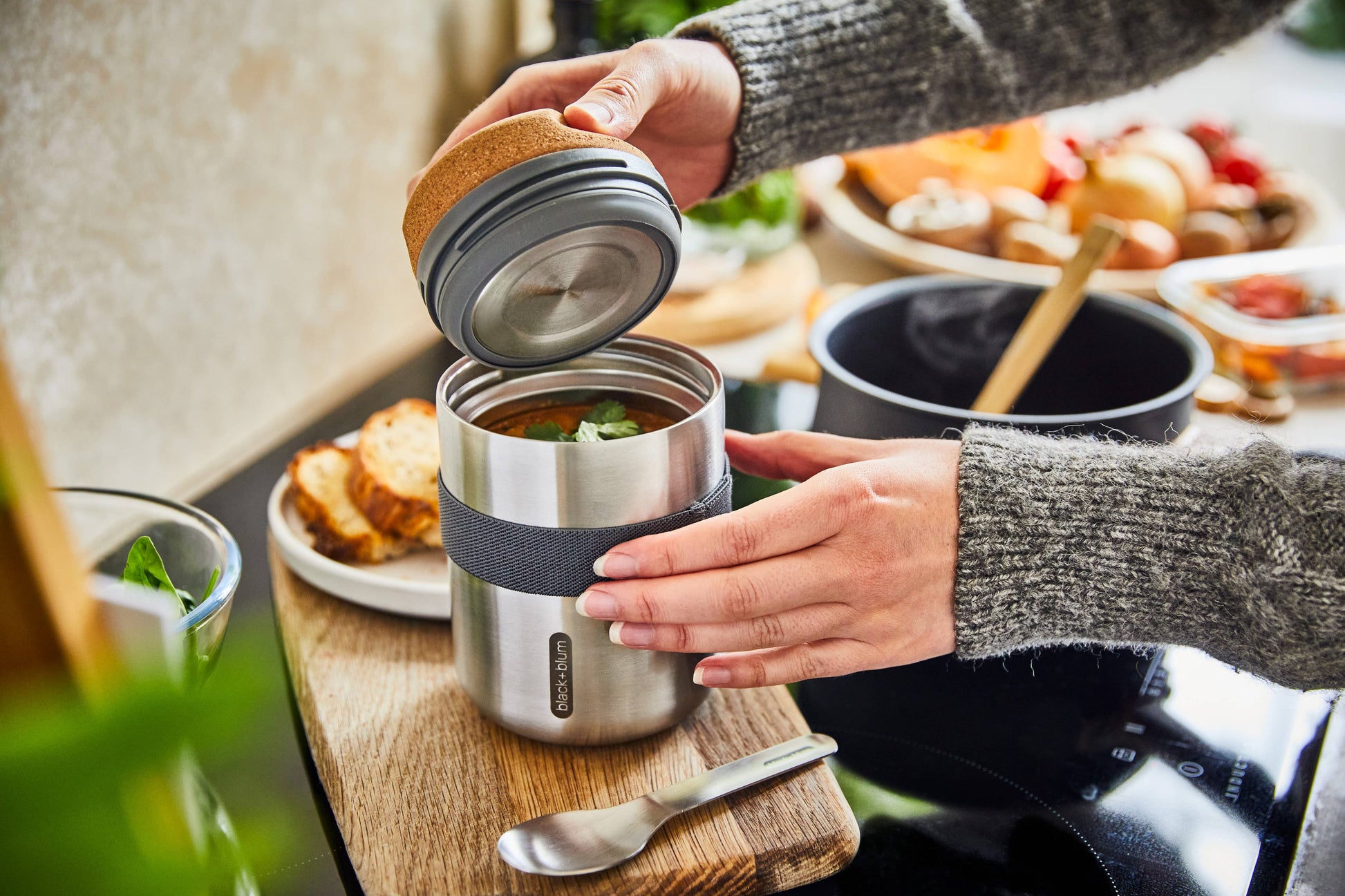 Thermo Pot - Leak Proof Stainless Steel Insulated Food Flask