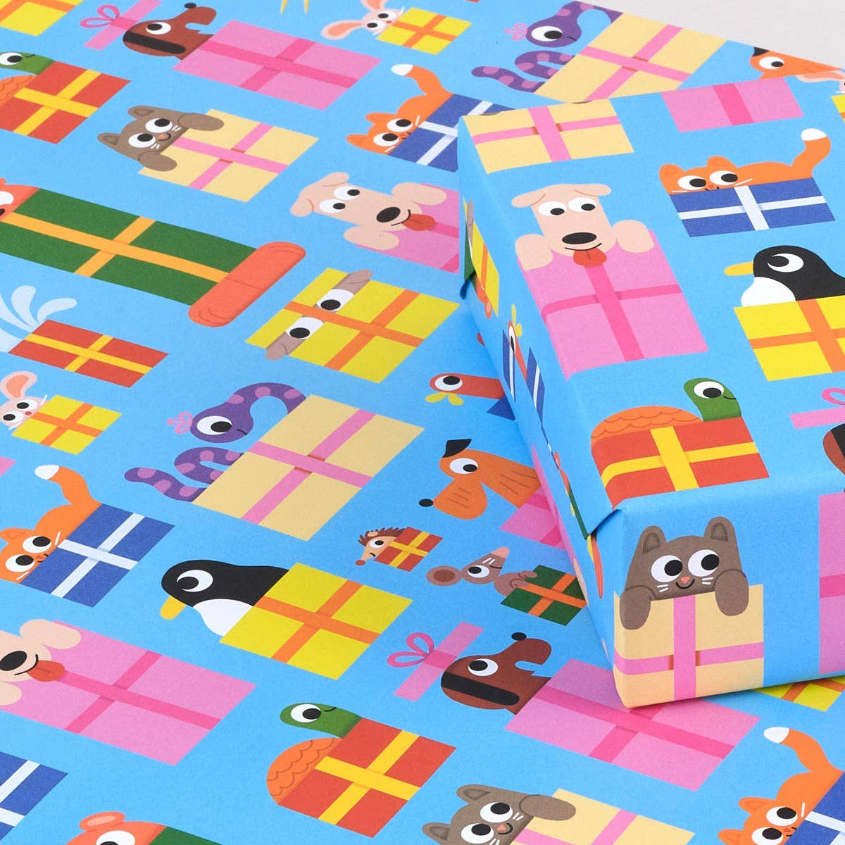 Birthday Animals Gift Wrap