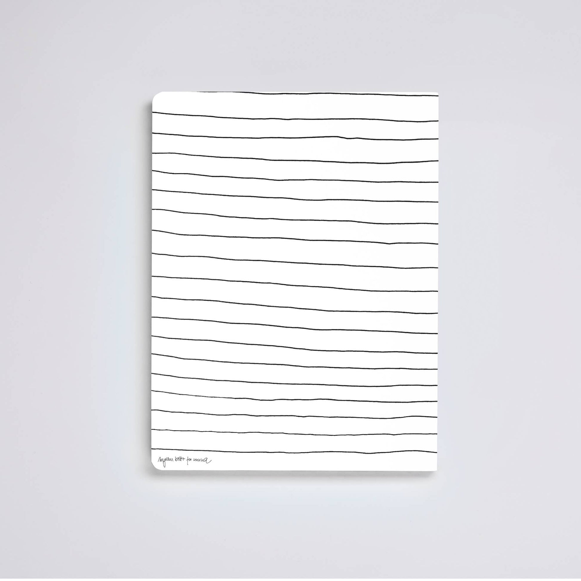 Lines by Myriam Beltz Vegan notebook