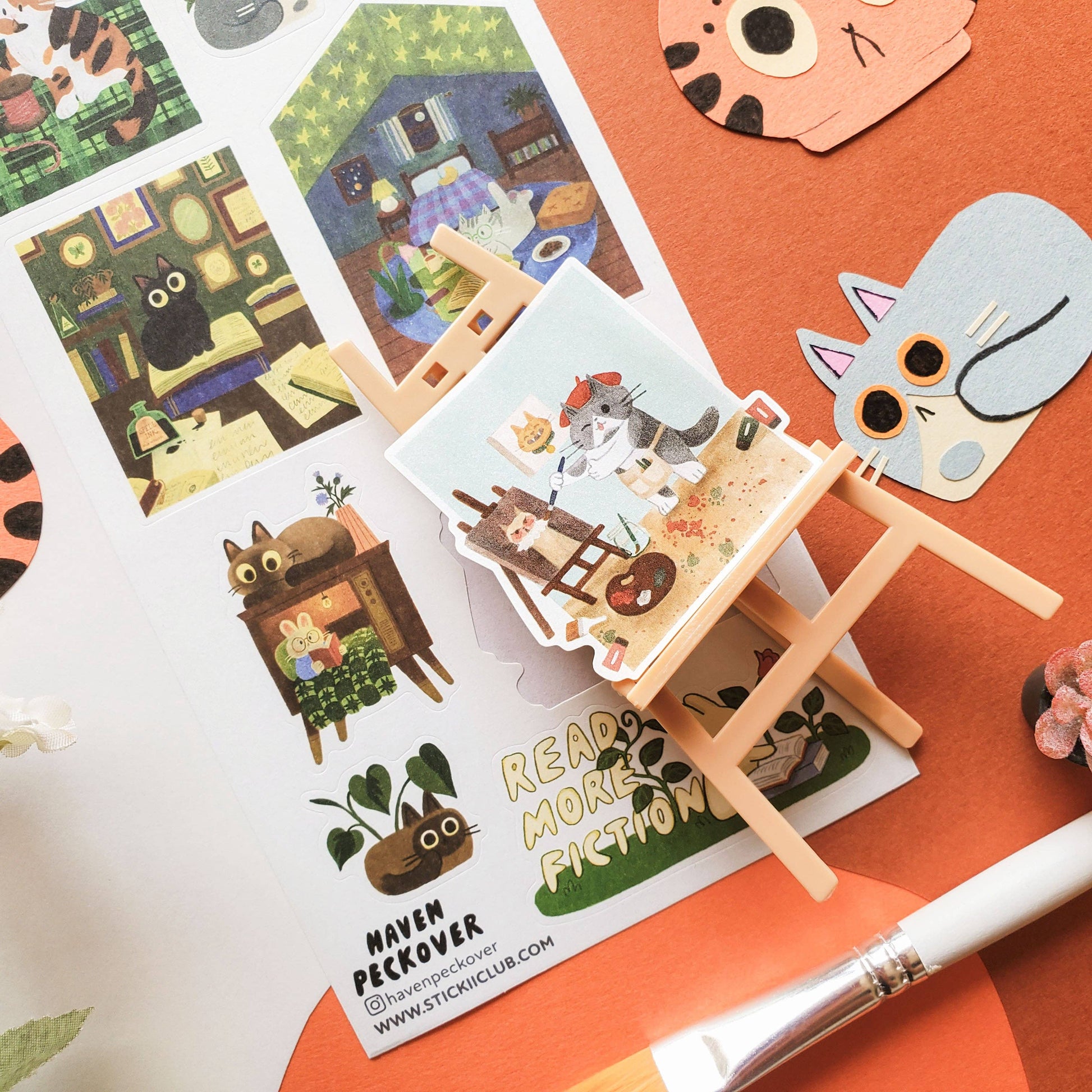 Paws & Pastimes Sticker Sheet