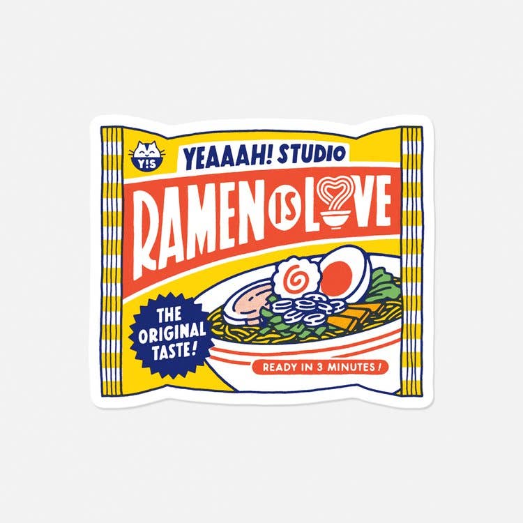 “Ramen is Love” vinyl decal