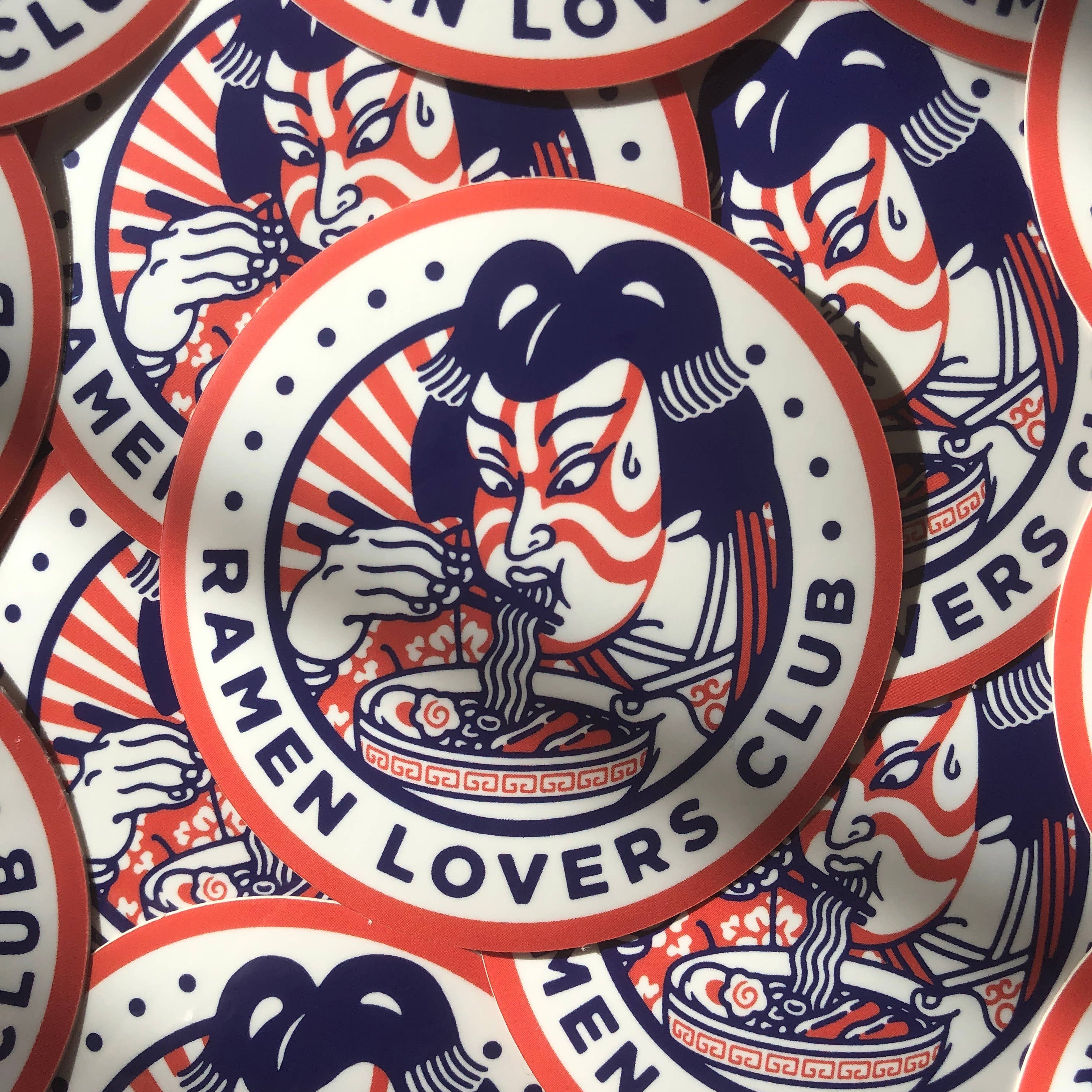 “Ramen Lovers Club” vinyl decal