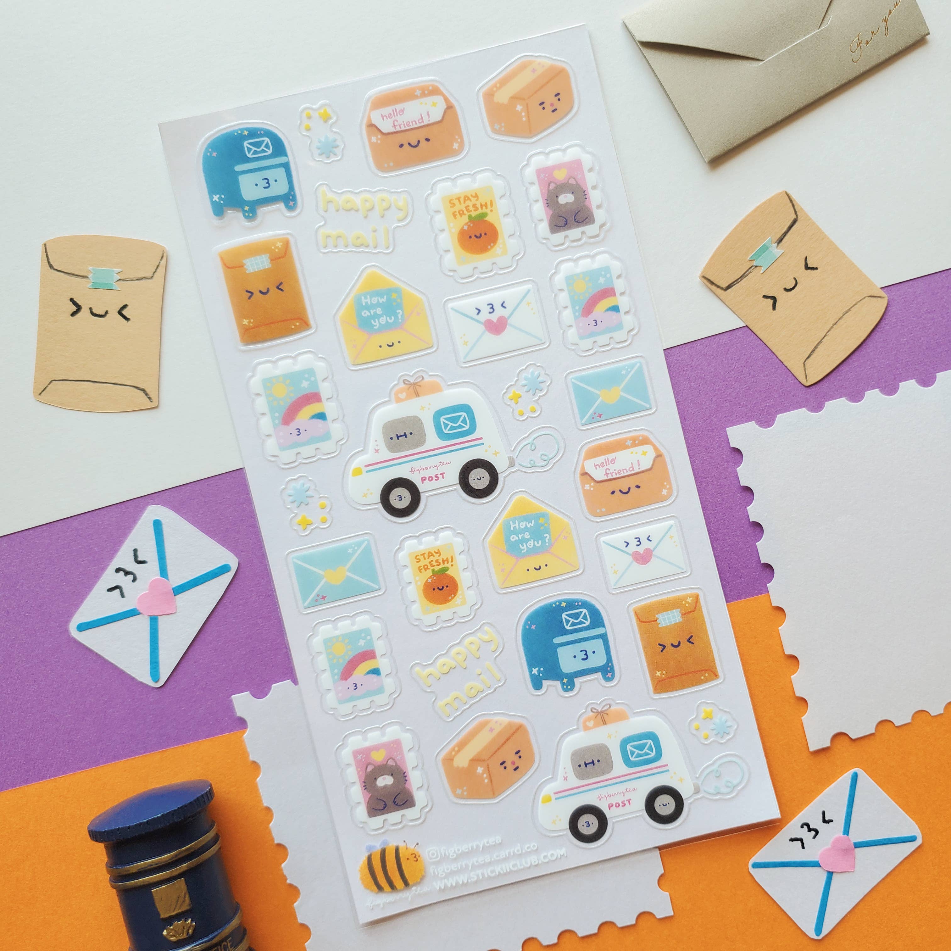 Postmarked with Love Sticker Sheet