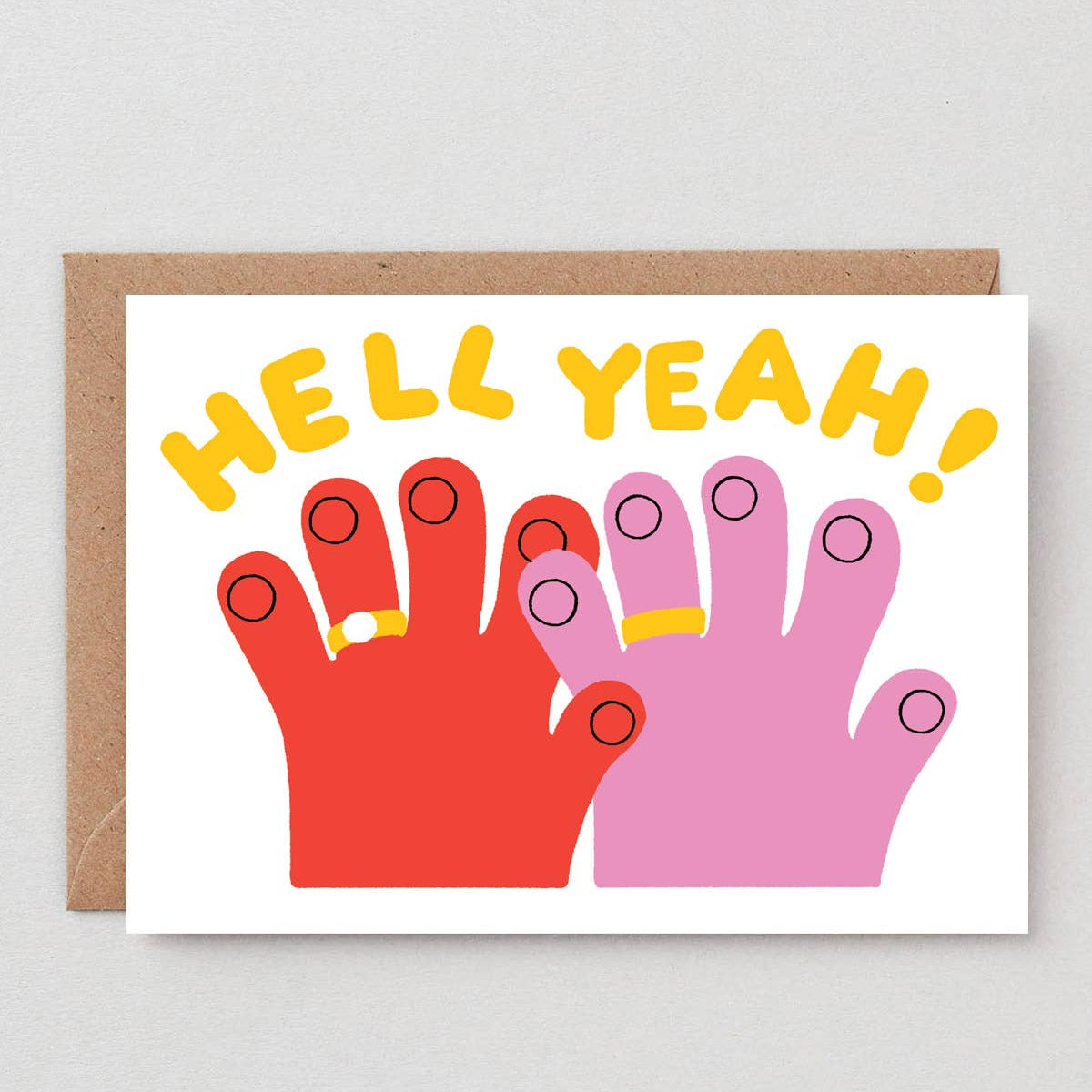 Hell Yeah! Greetings Card