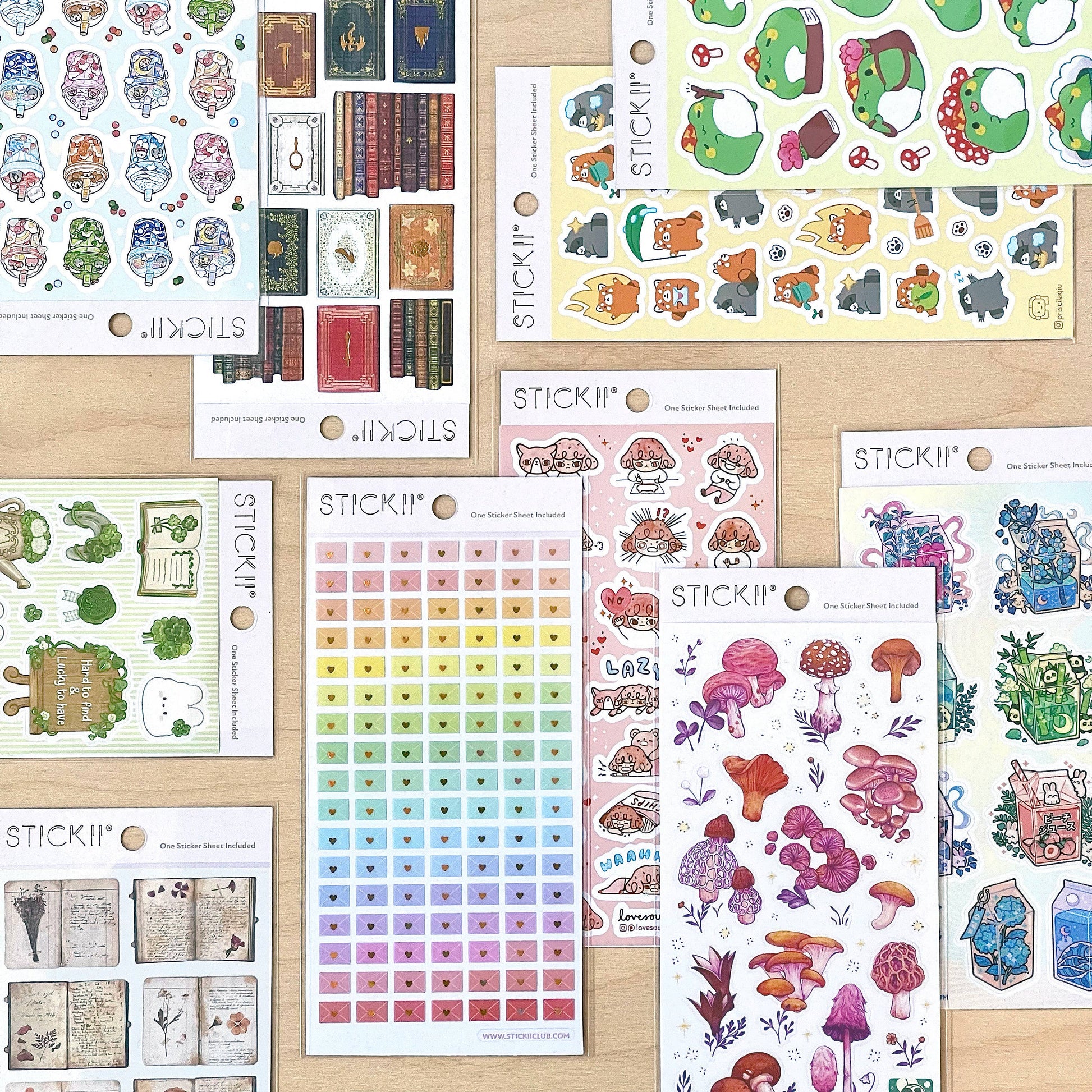 Coastal Seals Sticker Sheet