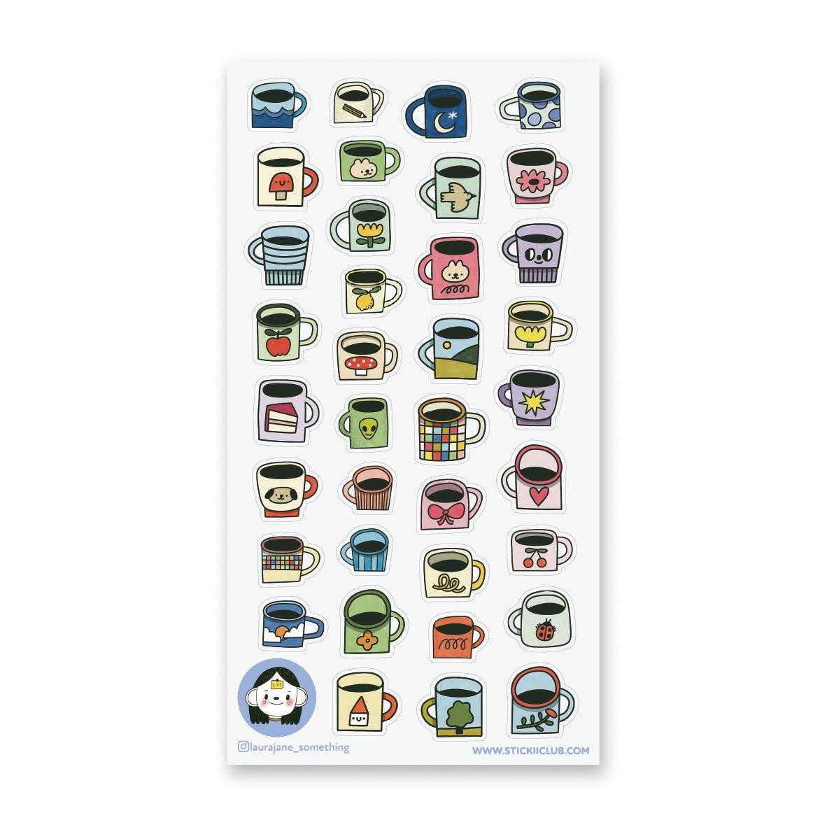 Fun Mugs Sticker Sheet
