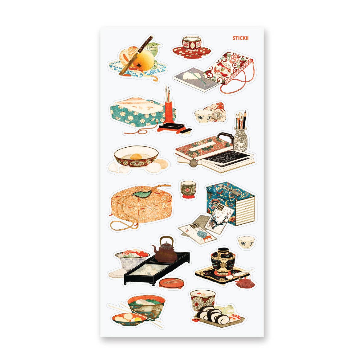 Vintage Japanese Sticker Sheet