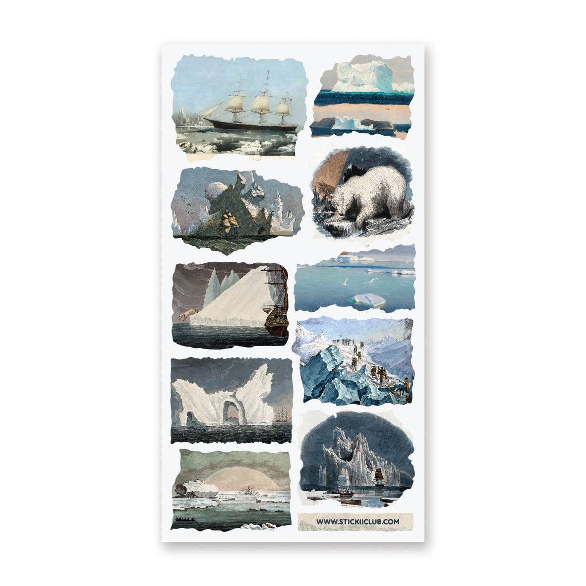 Polar Seas Sticker Sheet