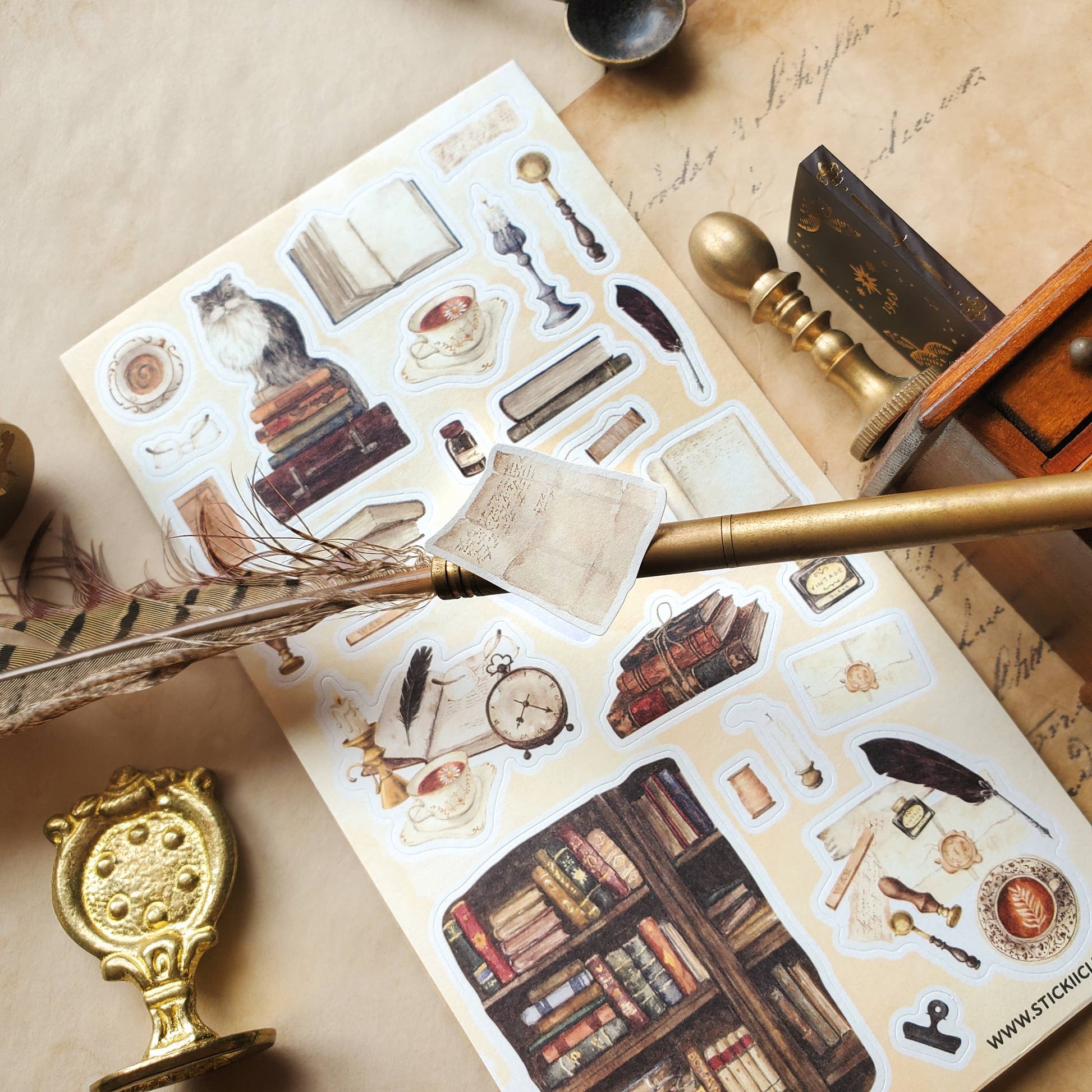 Bookish Haven Sticker Sheet