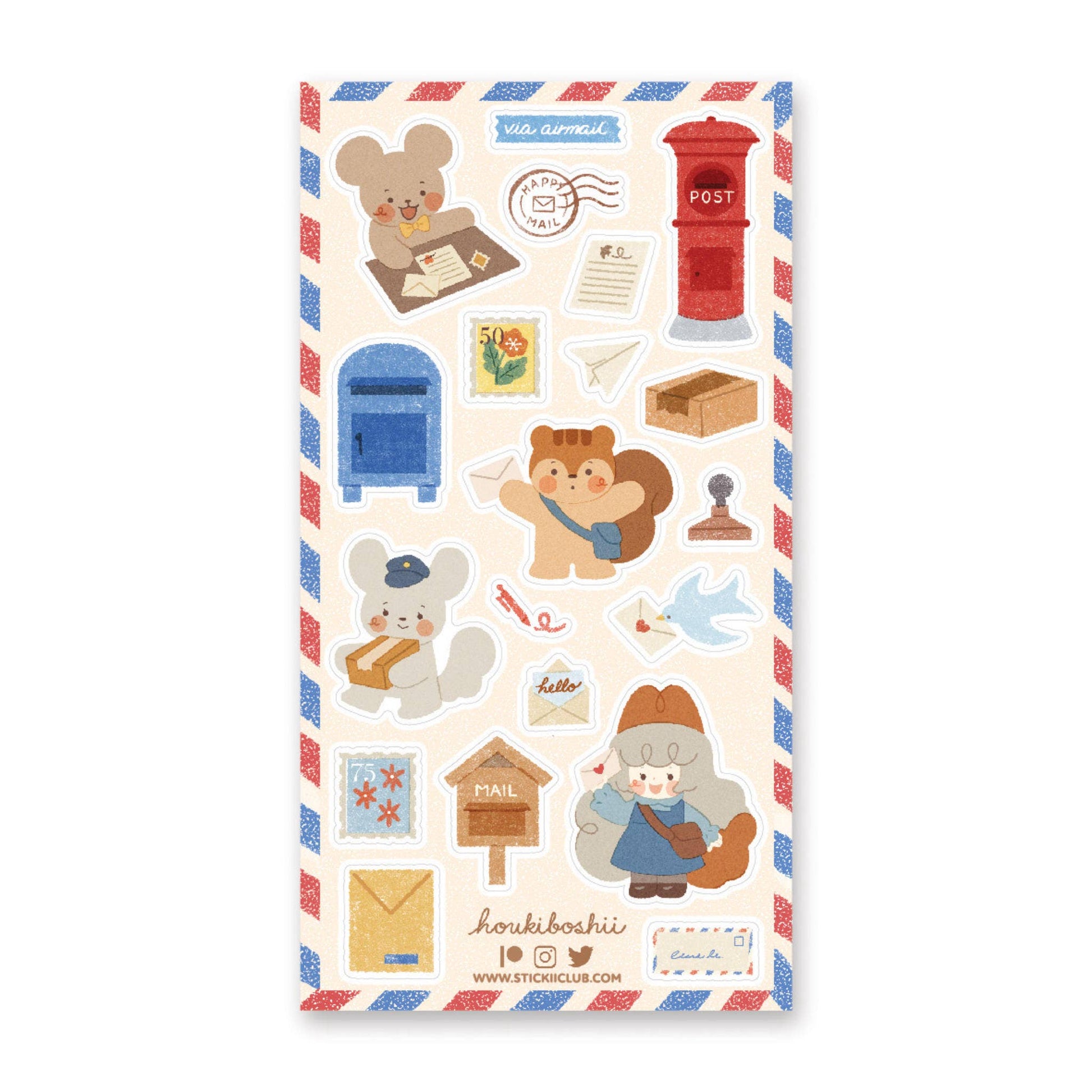 Mail Time! Sticker Sheet