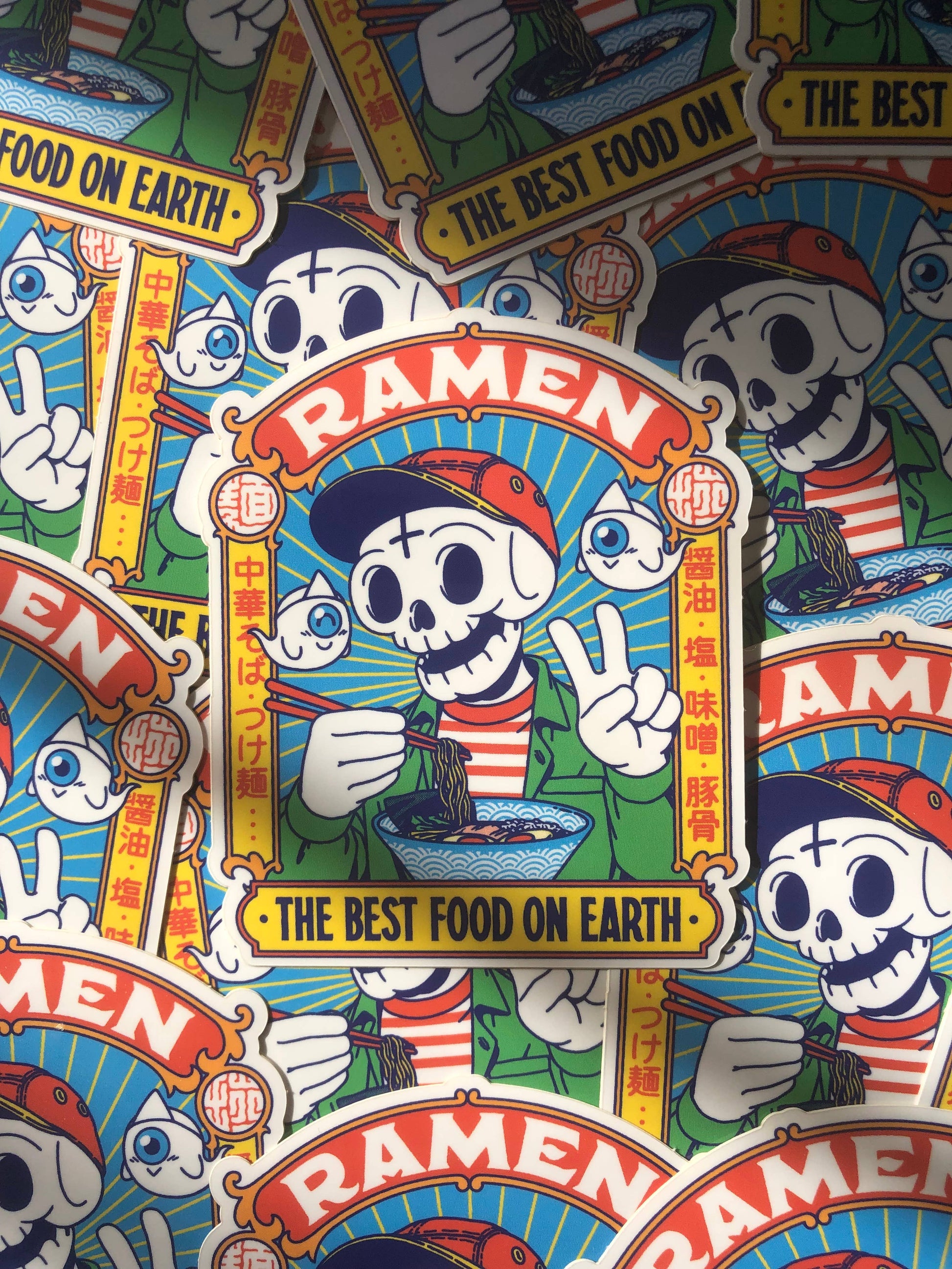 “Best Food” vinyl sticker