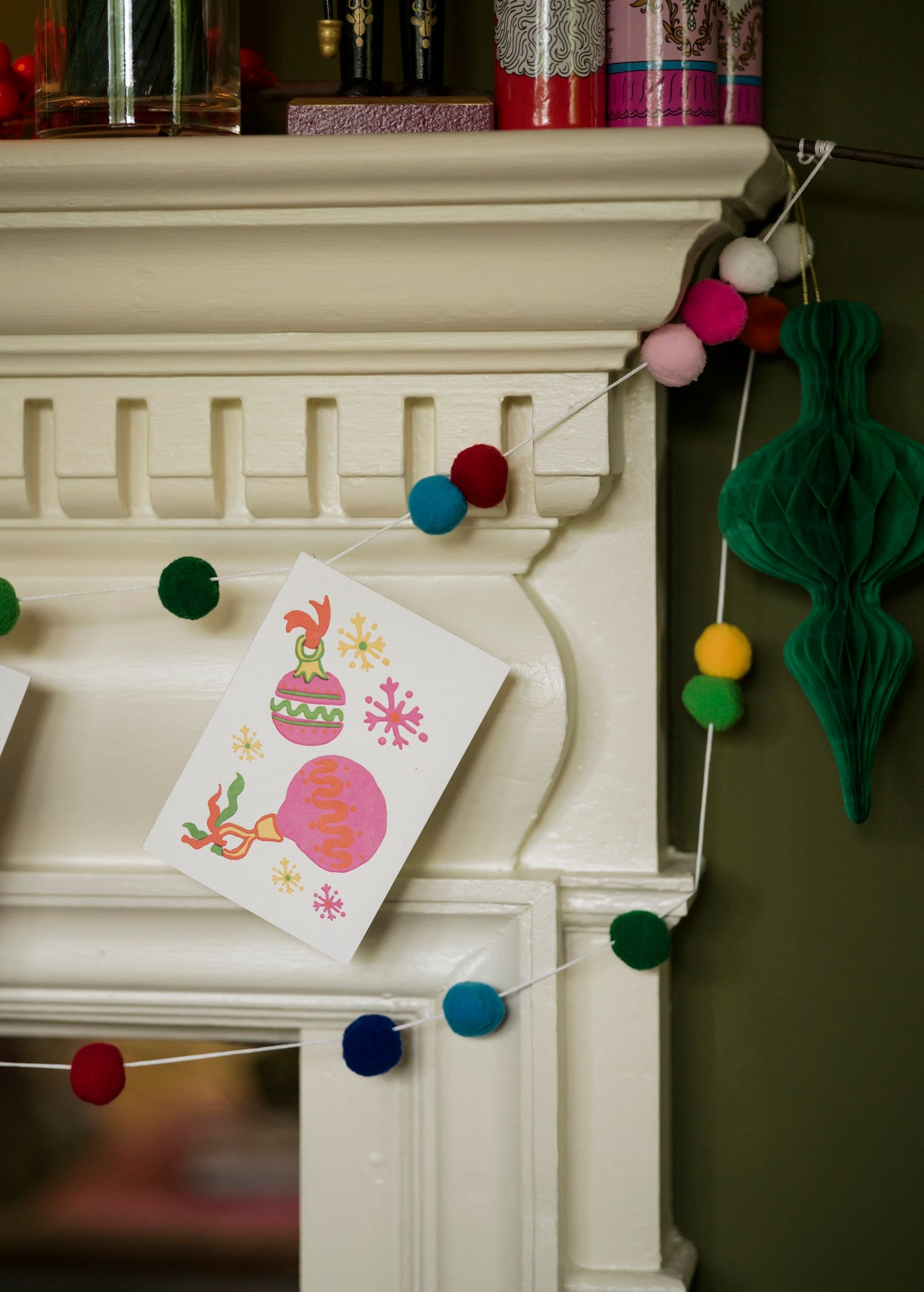 Christmas Baubles Card Pack