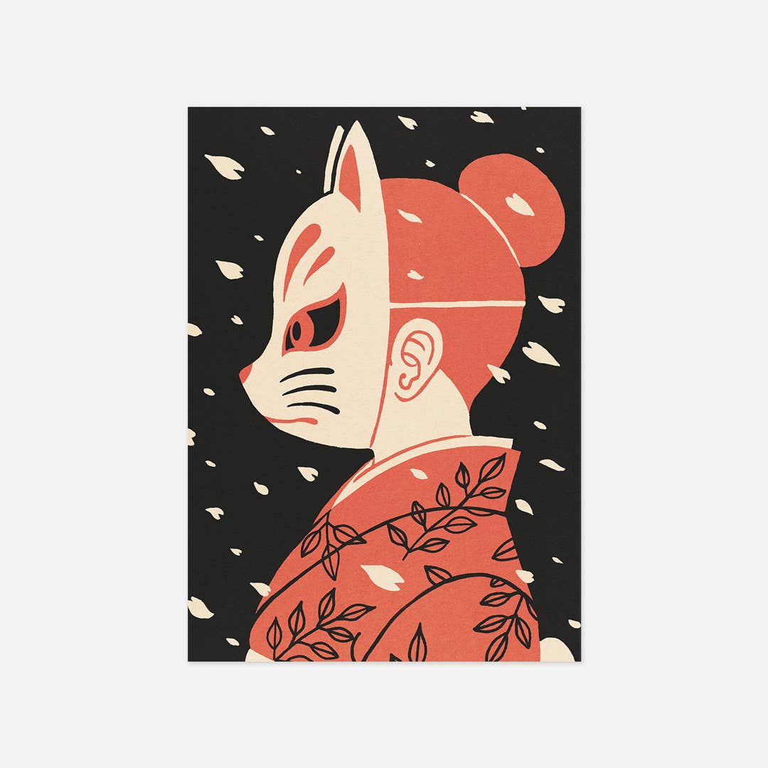 Hanami Postcard