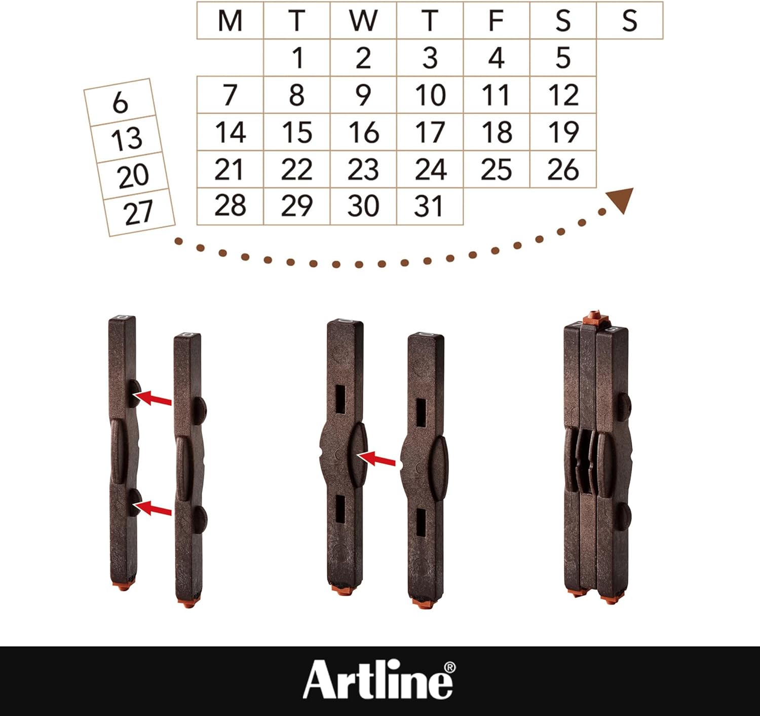 Perpetual Calendar Stamp