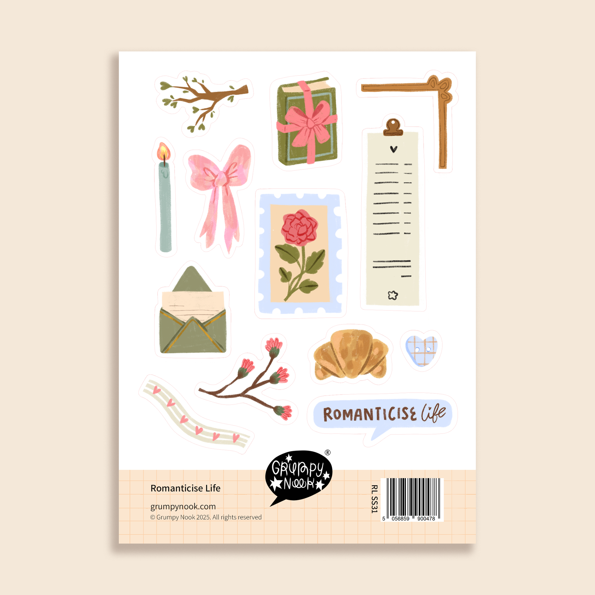 Romanticise Life Sticker Sheet