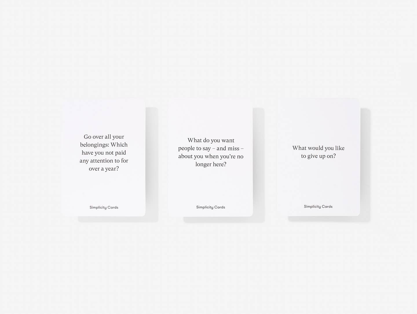 Simplicity Cards