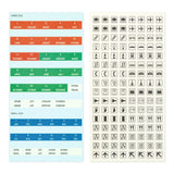 TRAVELER'S Notebook Customised Sticker Set for LOVE AND TRIP 2025