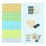 TRAVELER'S Notebook Customised Sticker Set for LOVE AND TRIP 2025