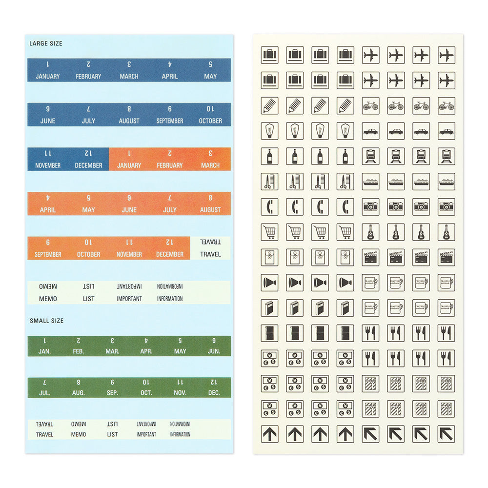TRAVELER'S Notebook Customised Sticker Set for THE TRAVELER’S SPIRIT 2026 *PRE ORDER*
