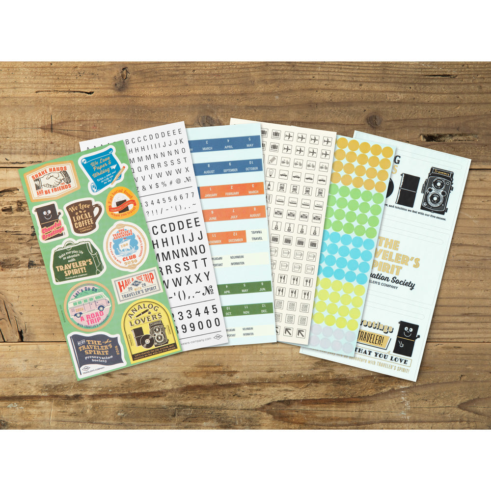 TRAVELER'S Notebook Customised Sticker Set for THE TRAVELER’S SPIRIT 2026 *PRE ORDER*