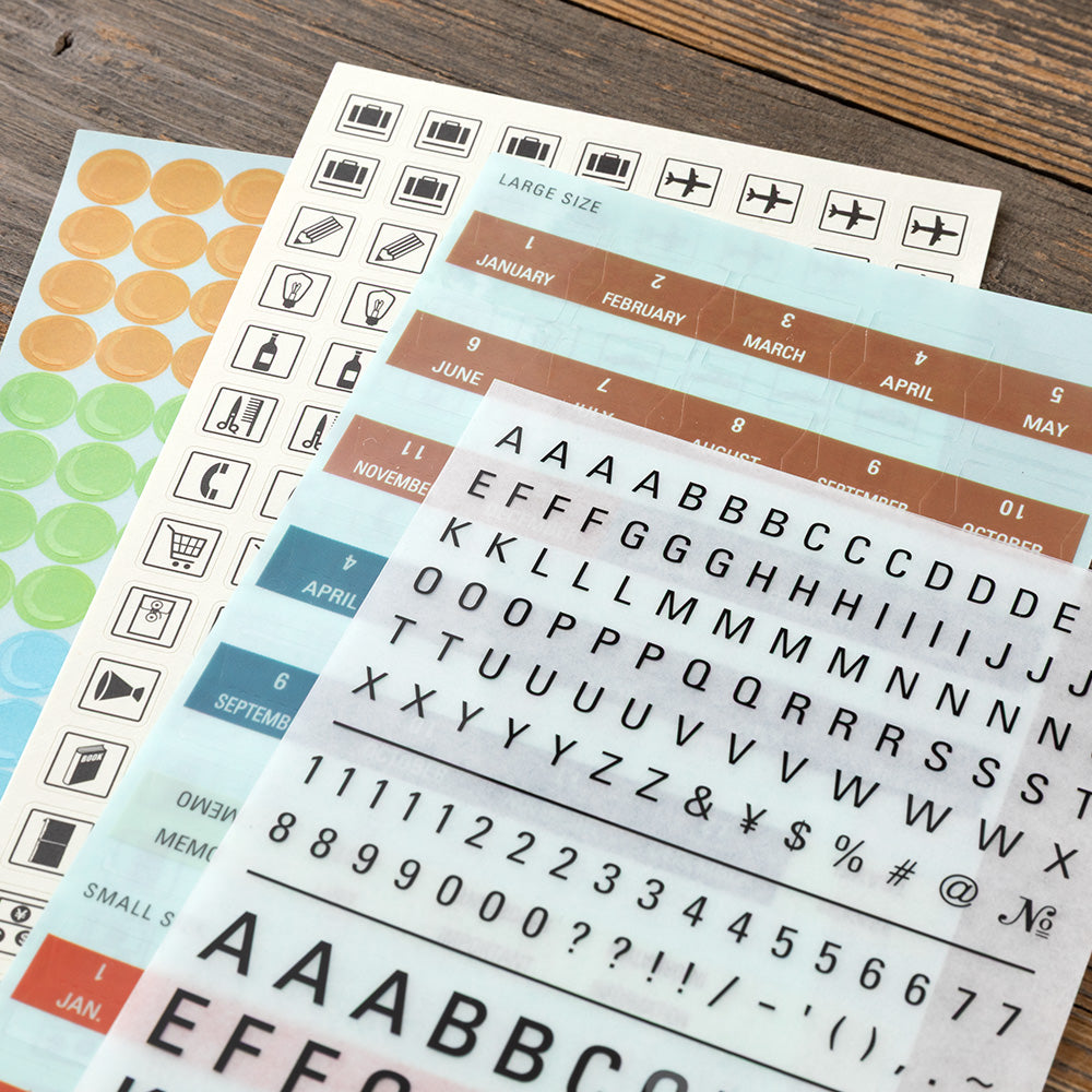 TRAVELER'S Notebook Unique and Wonderful Customised Sticker Set 2027 *Pre-Order 7 September 4pm*