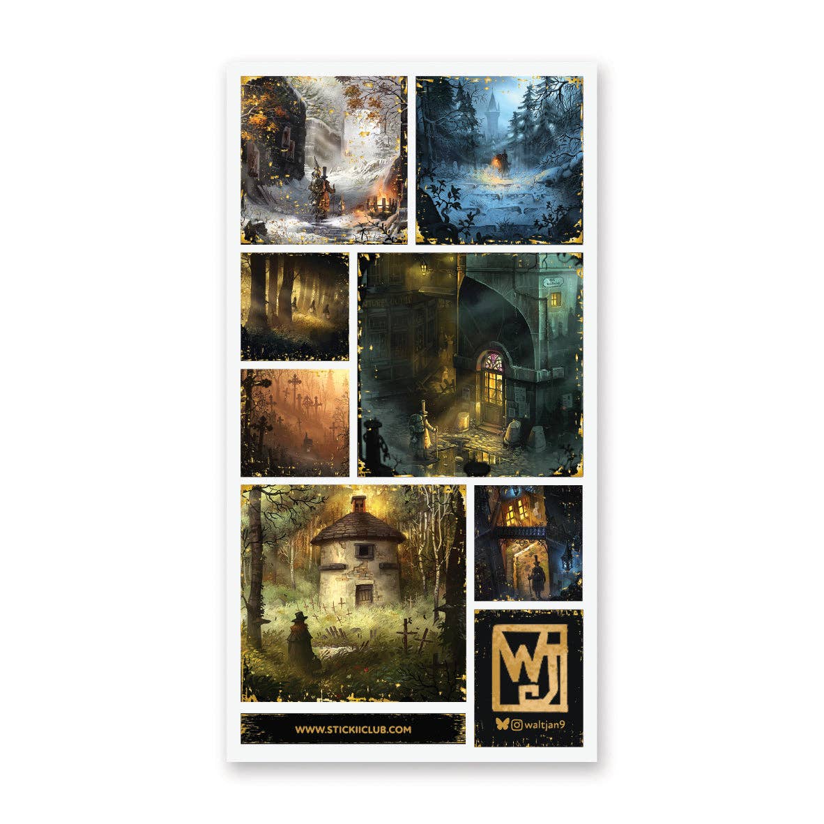 Traveller’s Journey Sticker Sheet