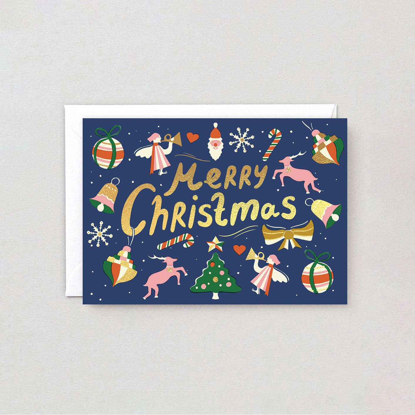 Merry Christmas Holiday Greeting Card