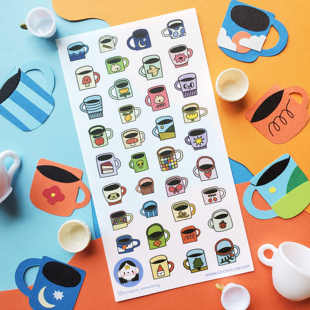 Fun Mugs Sticker Sheet
