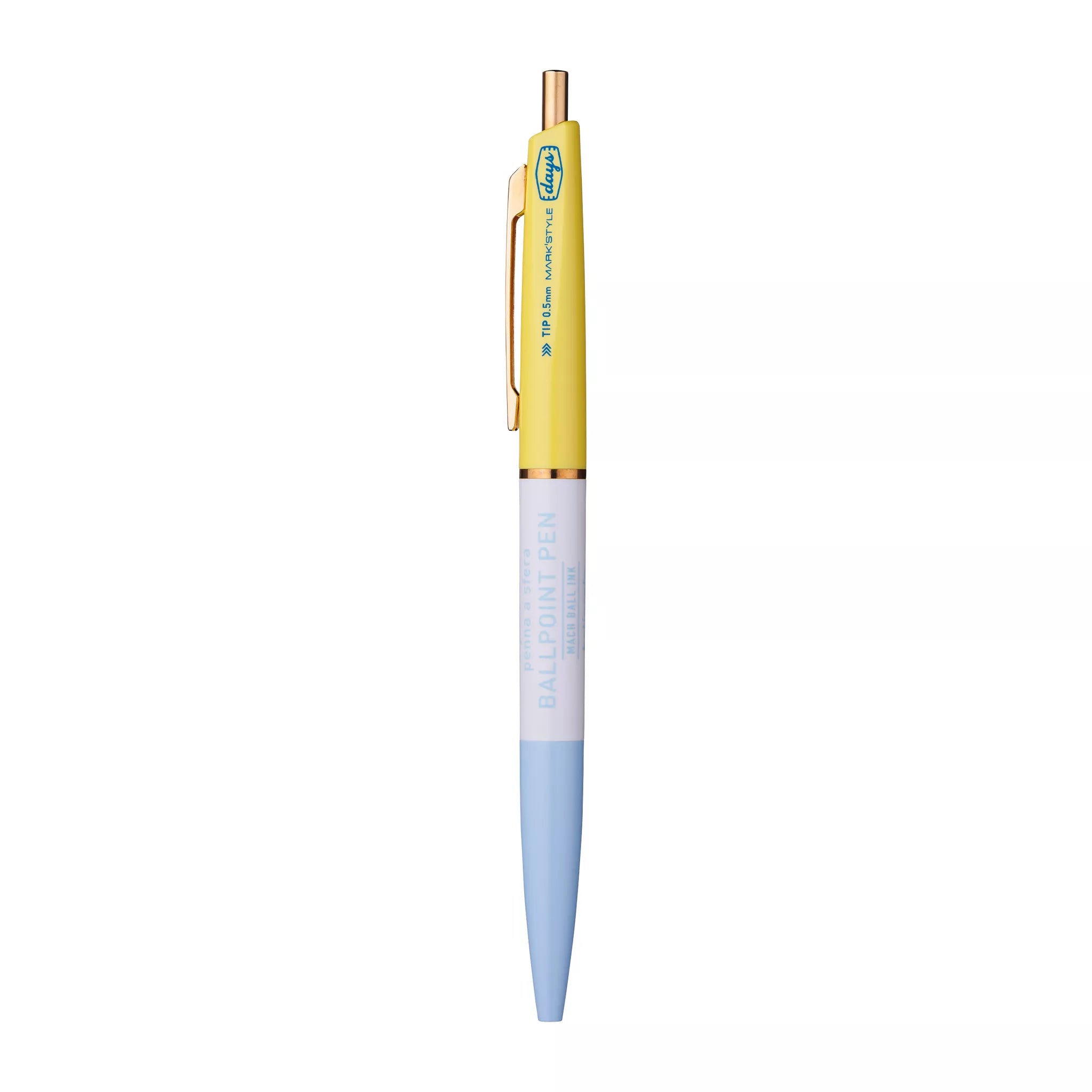 Anterique Ballpoint Pen Blue Yellow