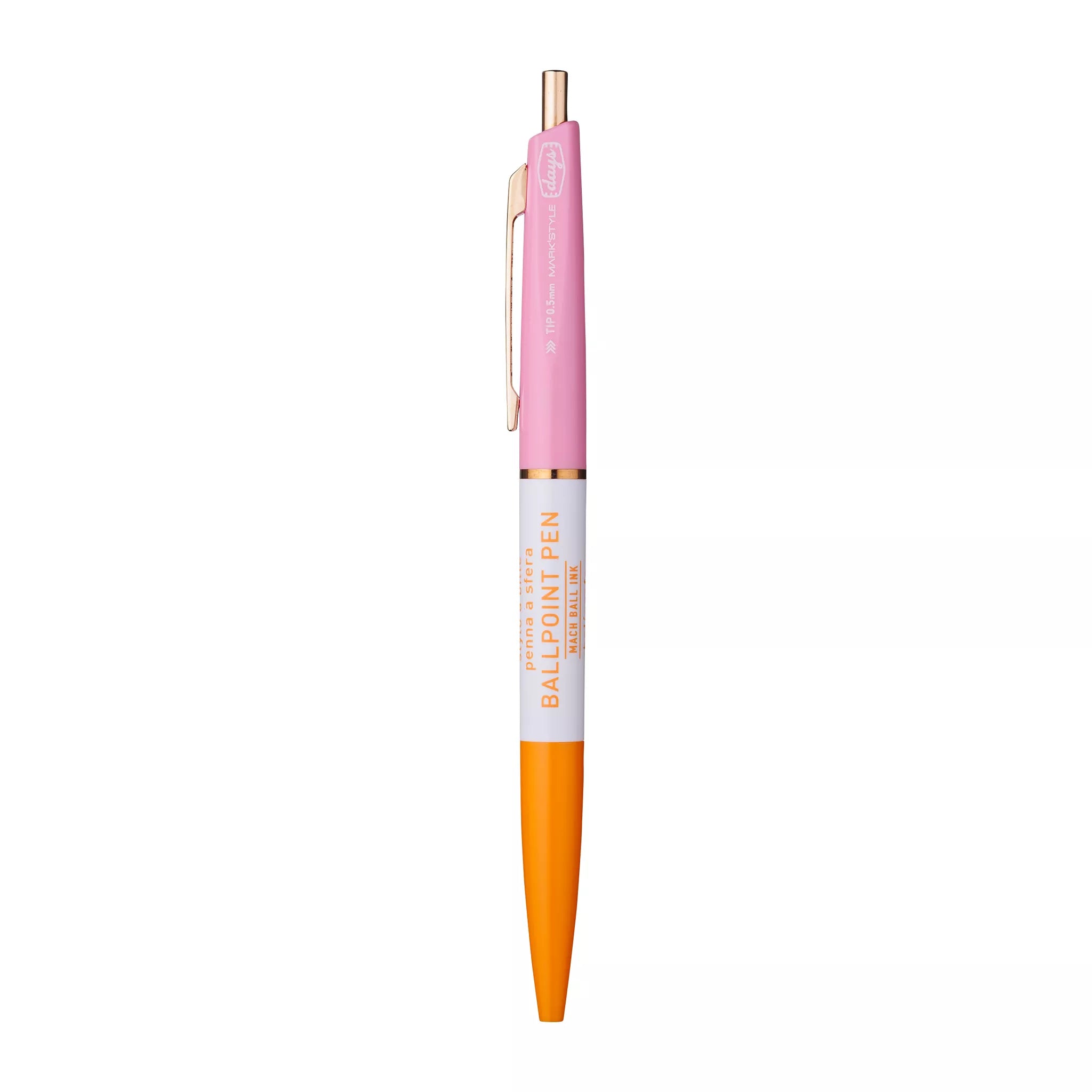 Anterique Ballpoint Pen Orange Pink