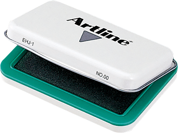 Artline Ink Stamp Pad Green