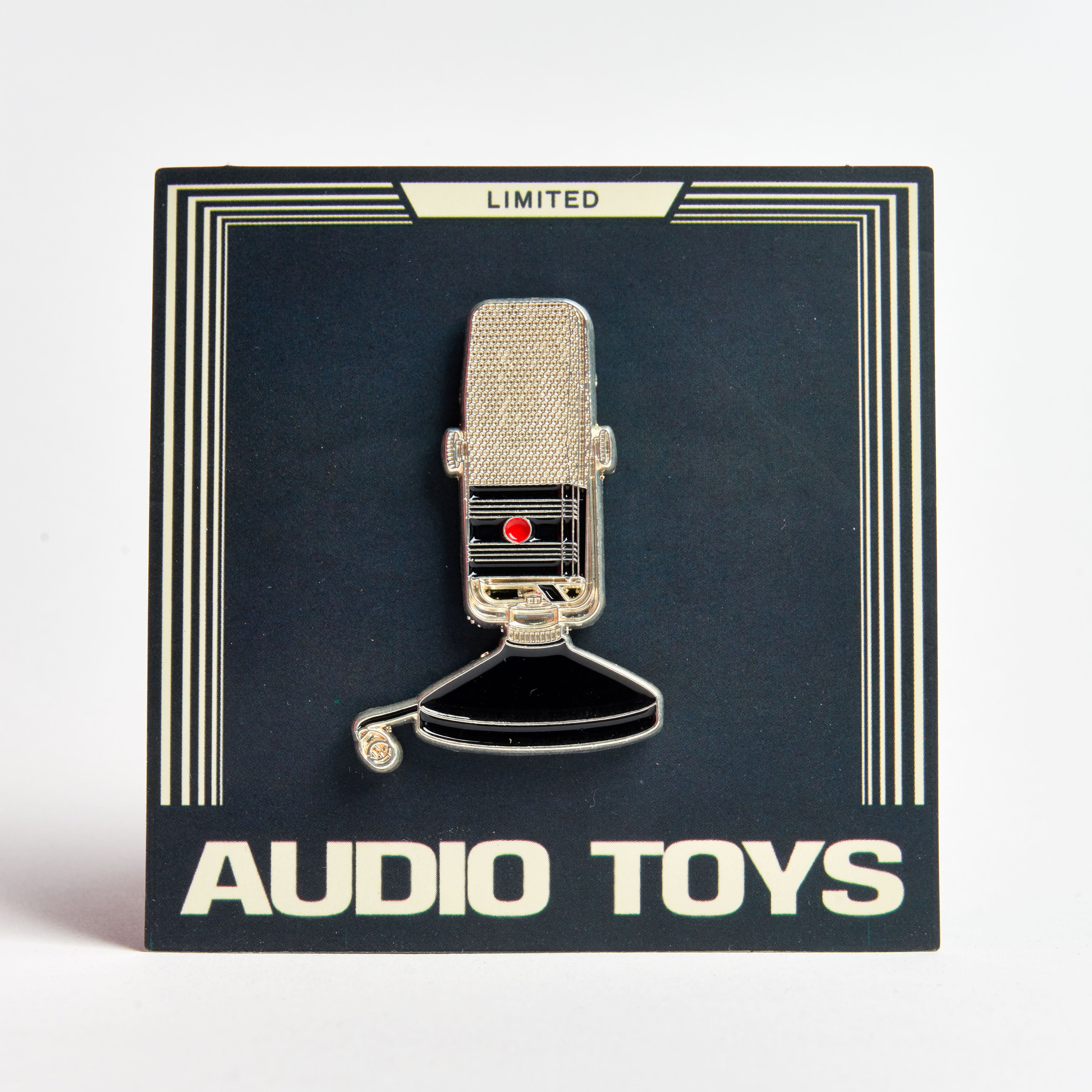 Classic BBC Mic Pin Badge