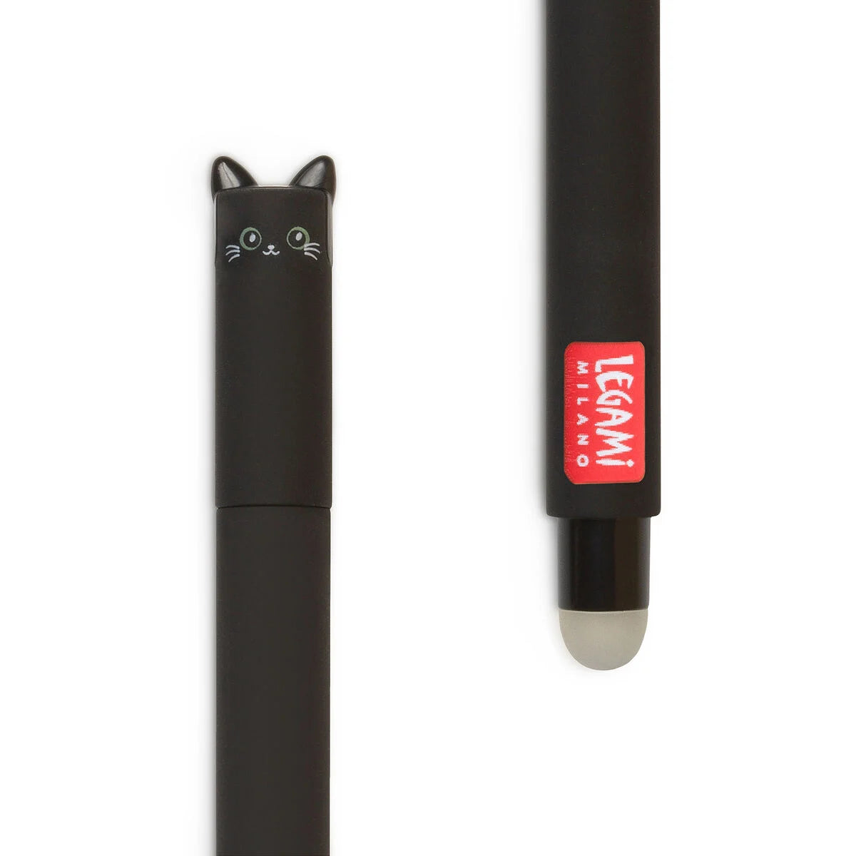 Black cat erasable pen