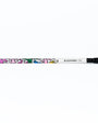 Blackwing pencil with colorful design on a white background