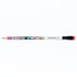 Blackwing pencil with colorful design on a white background