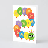 Birthday Caterpillar Birthday Card