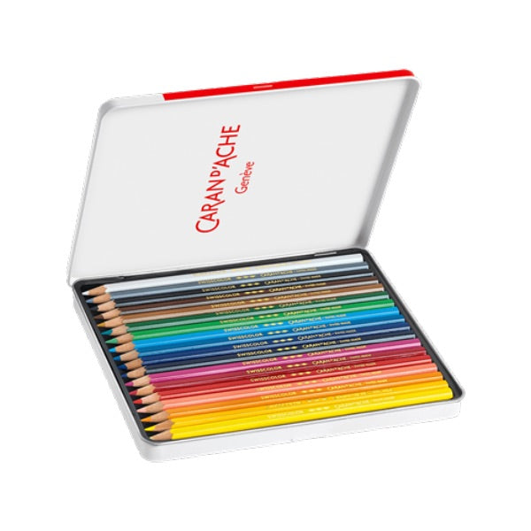 Caran D’ache Swisscolor Colour Pencils - 18 Set