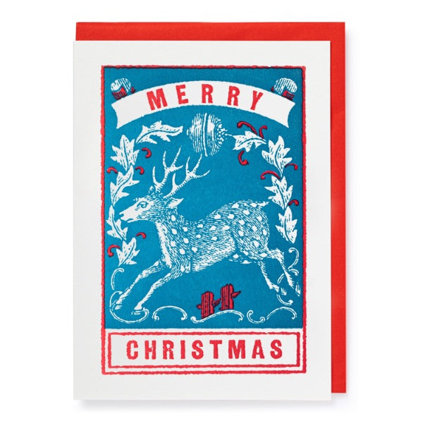 Christmas Stag Card Pack of 5