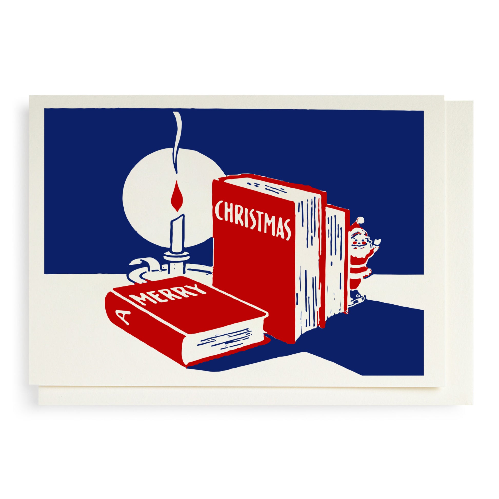 Christmas Books Letterpress Card pack
