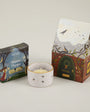 Sheval Winter Thyme candle with packaging on a light gray background