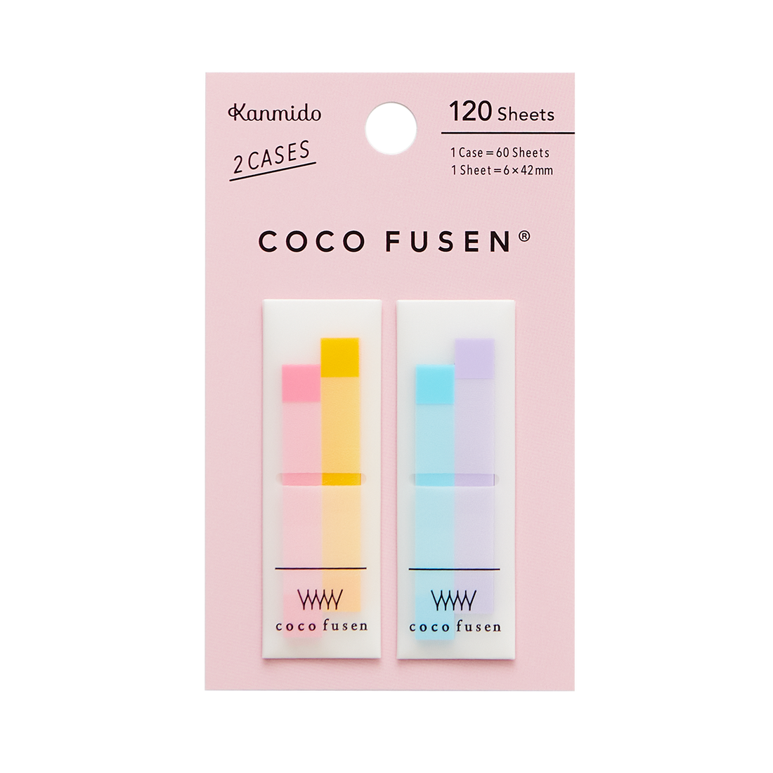 Coco Fusen Thin Sticky Note Bookmarks 2 Strips – All Things Analogue