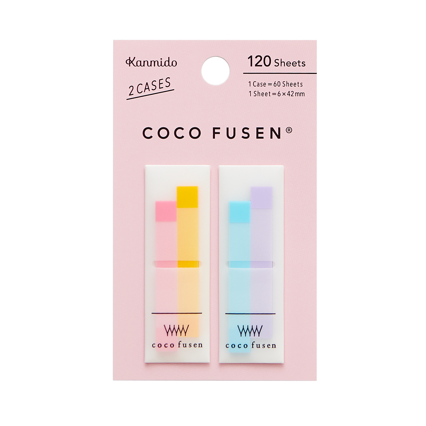 Coco Fusen Thin Sticky Note Bookmarks 2 Strips