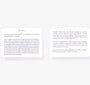 Two text passages on a white background