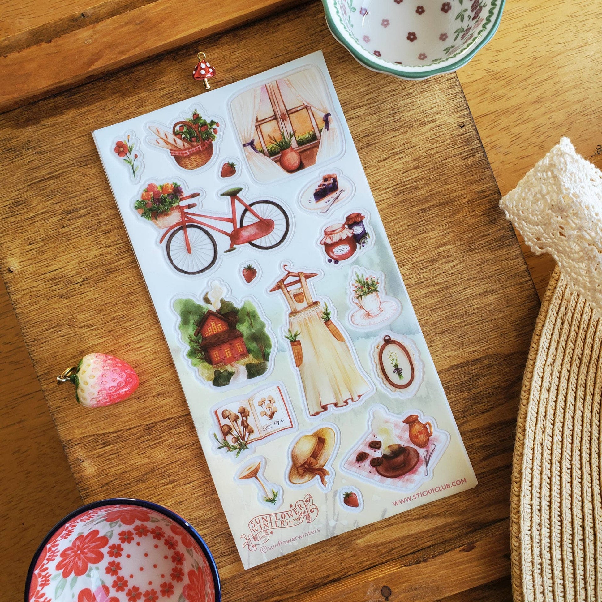 Cottagecore Life Sticker Sheet