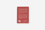 Red card with text on a white background