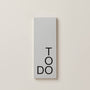 Daily To Do List Light grey
