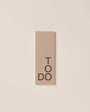 Daily To Do List Taupe